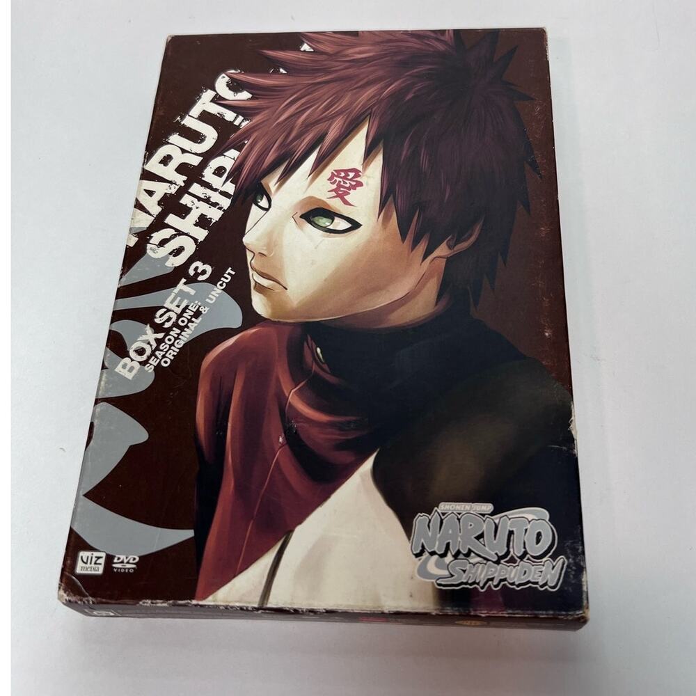 Naruto Shippuden DVD Boxset 3 Season One Original & Uncut 3 DVD set